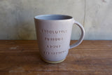 "Absolutey furious about everything" Extra Large Mug